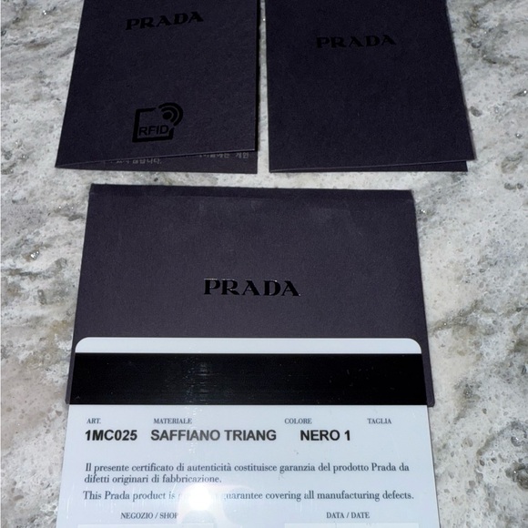 Prada Saffiano Leather Card Holder - Picture 4 of 8